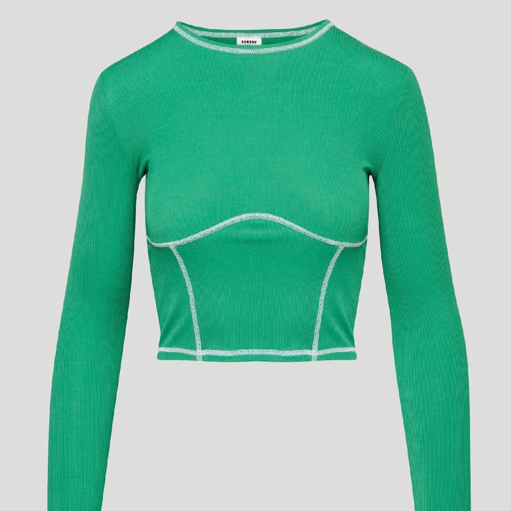 Aritzia Sunday Best Dove Long Sleeve - Green